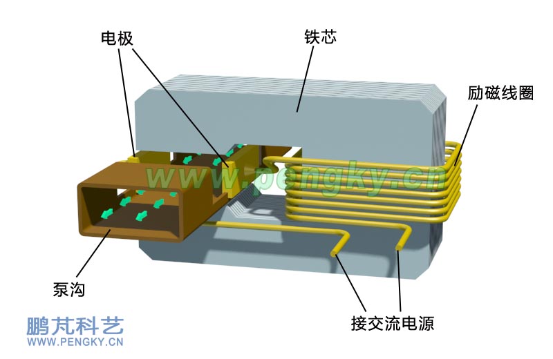 电励磁电磁泵结构