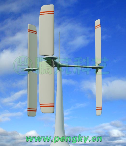 磁力控制浆距角的垂直轴风力机