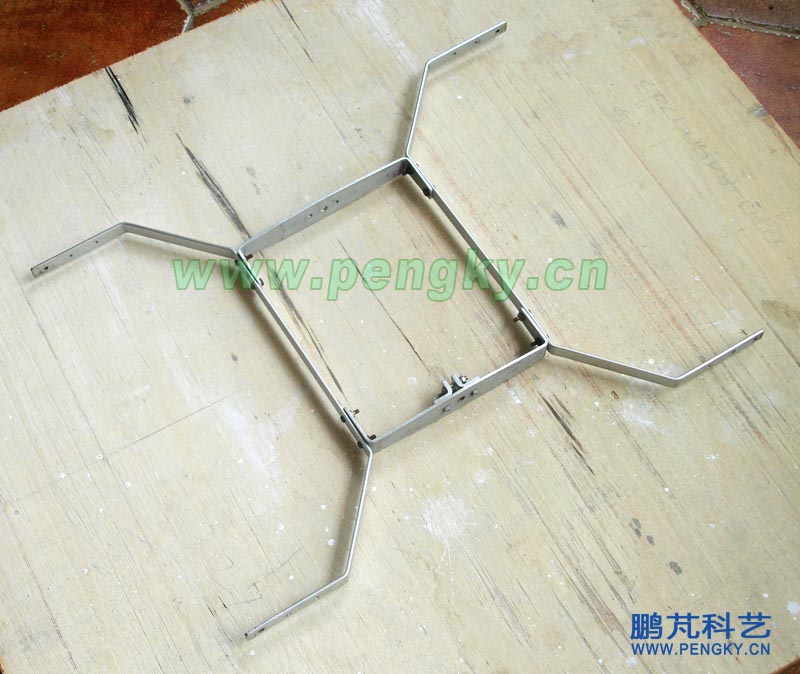 组装好的模型风轮支架