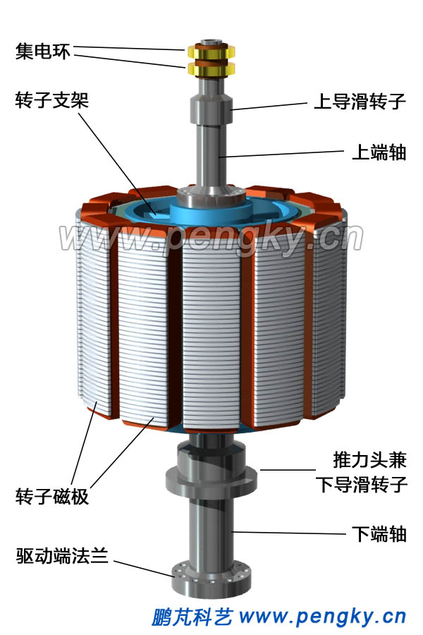 发电电动机转子