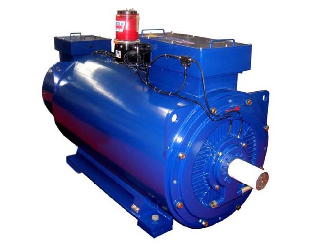 水冷机座双馈风力发电机照片