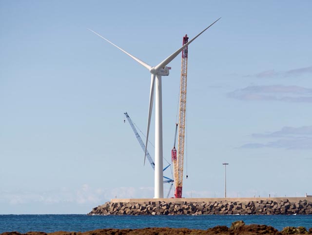海岸水平轴风力发电机
