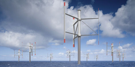 达里厄风力机图片