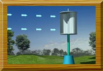 Savonius type wind turbine