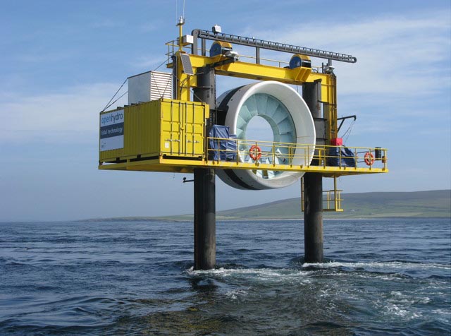 潮流能发电图片-潮汐能海流能发电-鹏芃科艺