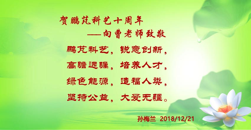 孙梅兰祝贺网站10周年