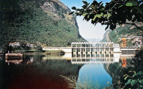 天生桥二级水电站拦河坝