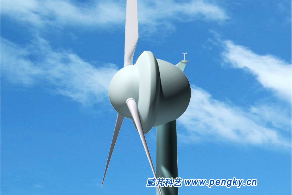 Coreless disc permanent magnet generator outline drawing