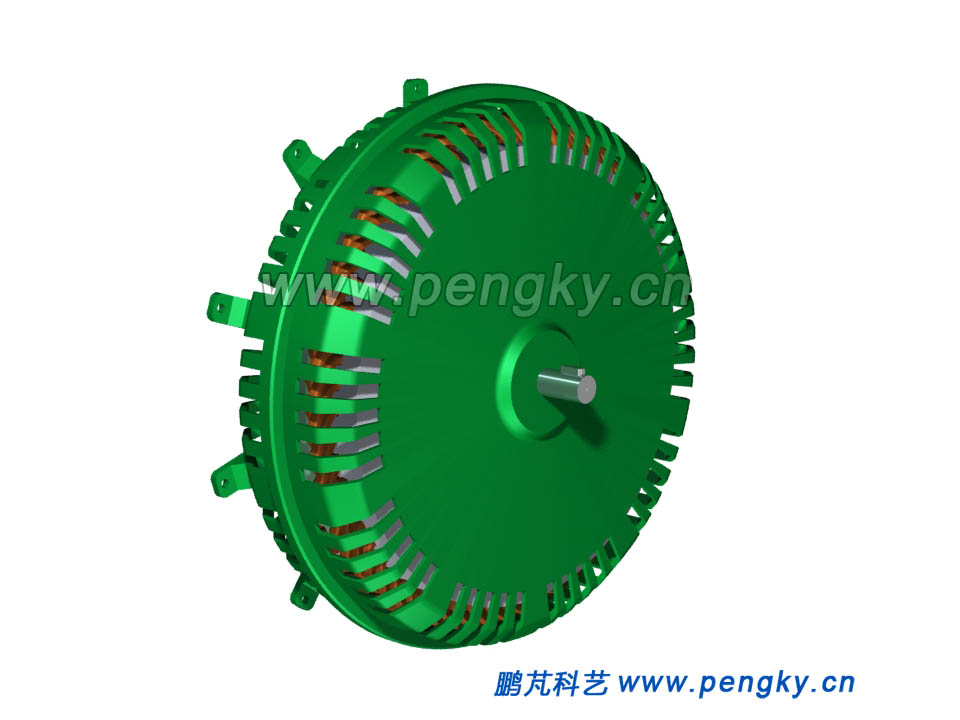 Intermediate rotor disc generator 